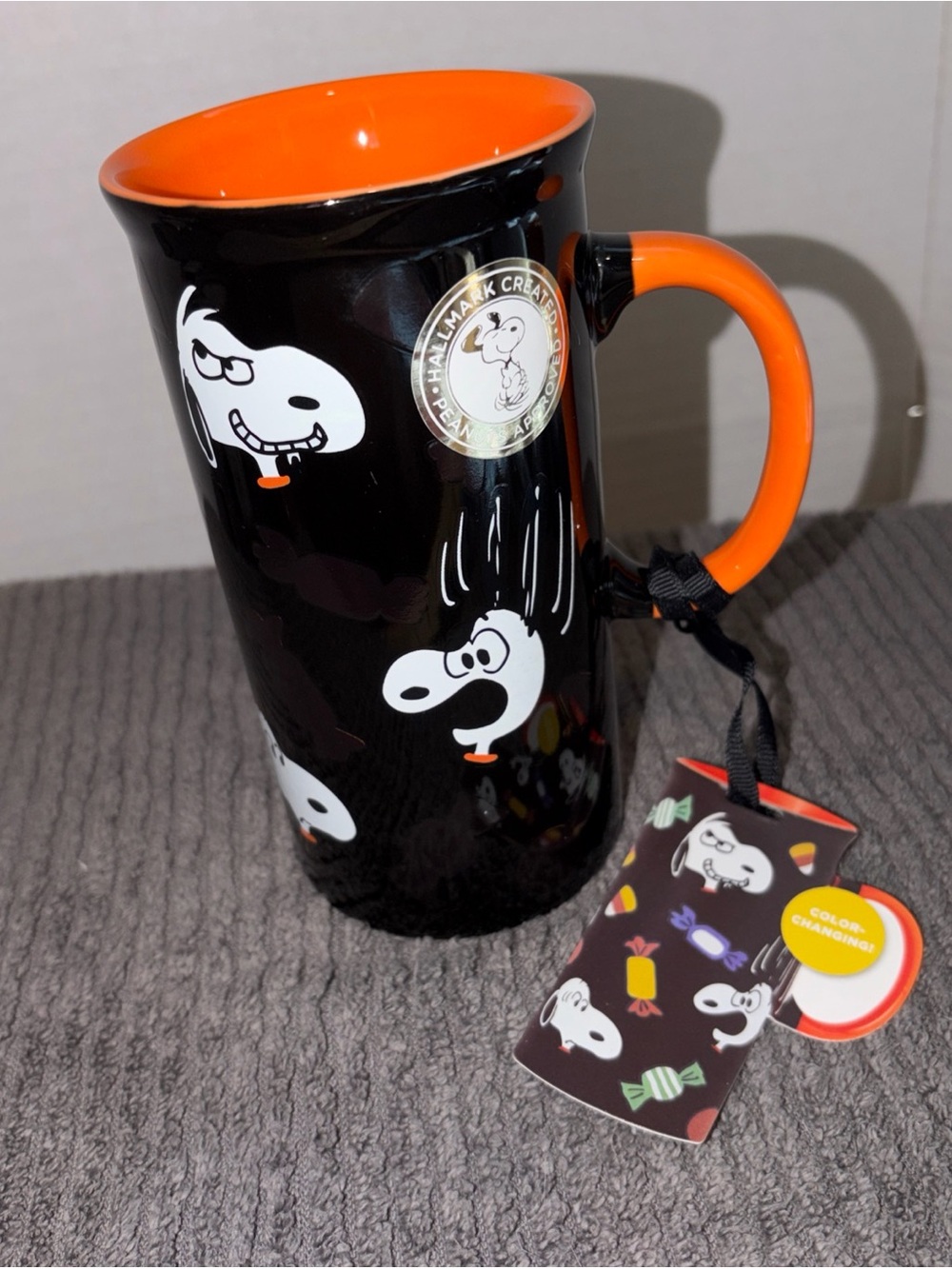 Peanuts Snoopy Color-Changing Halloween Mug by Hallmark New
